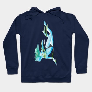 Girl in water Hoodie